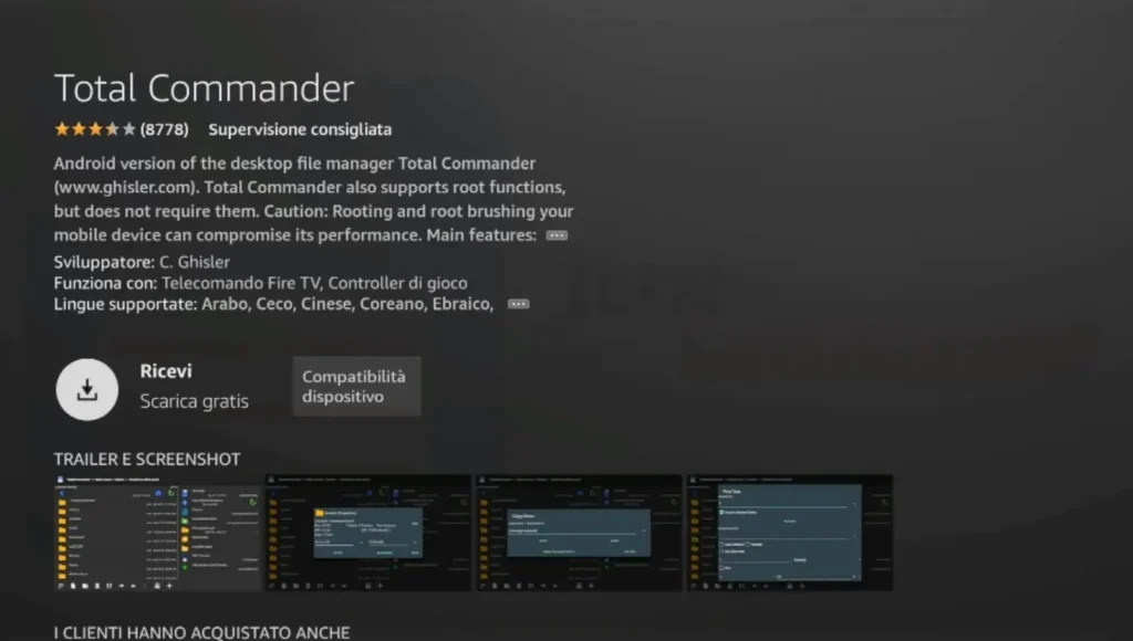 Total Commander App Firestick
