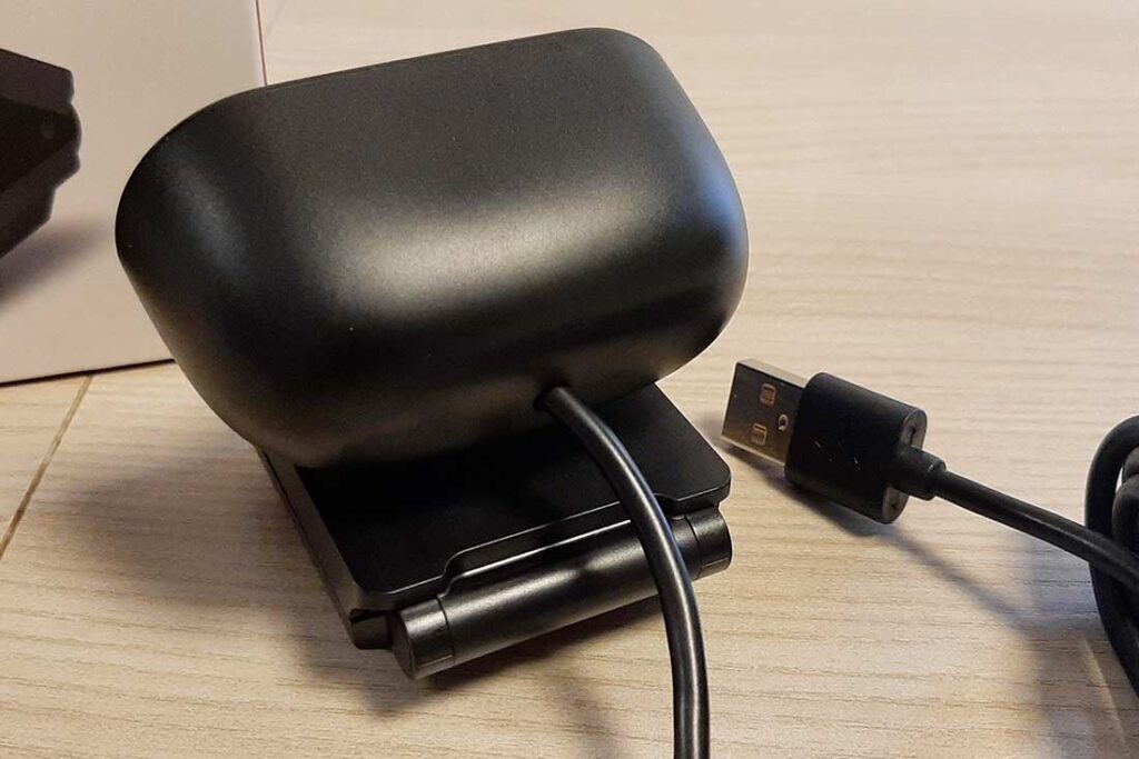 Scocca posteriore stondata sulla webcam Tolar di Trust.